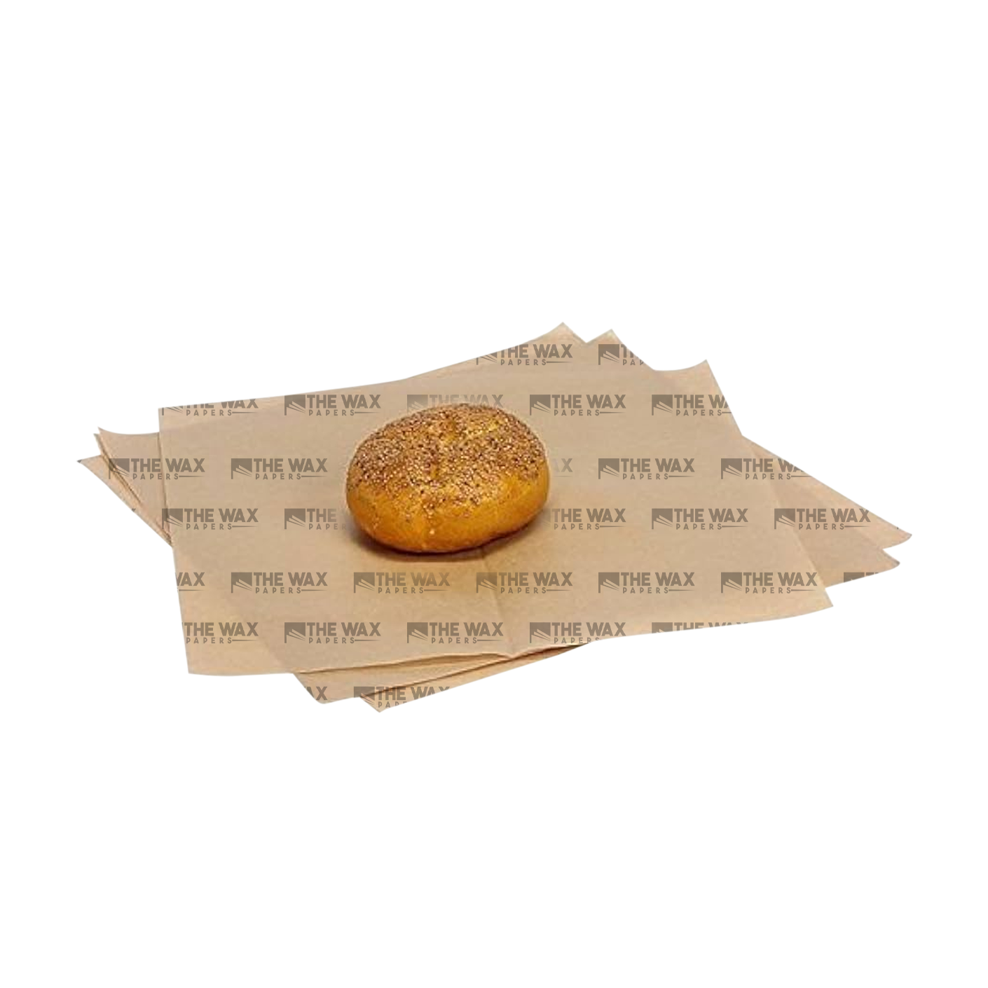 custom printed kraft paper used to wrap a branded gift box