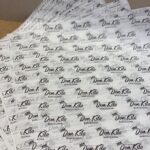 butter wrap with food-safe coating and logo design