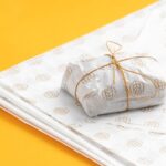 custom burger wrapping paper with printed brand logo