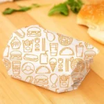 custom printed butter paper roll for food packaging