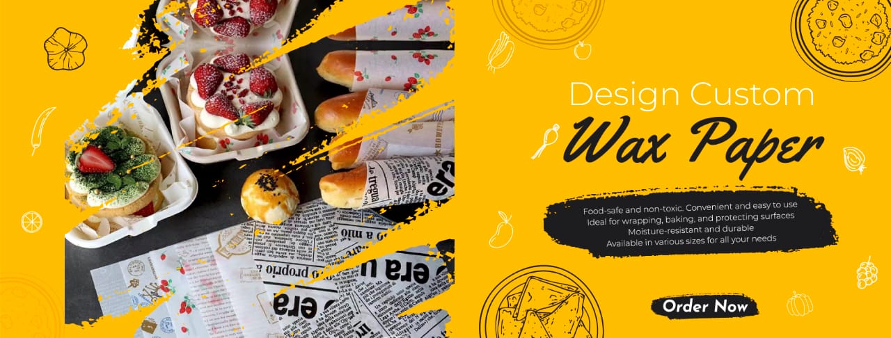 Cheapest custom wax paper for restaurants with logo – eco-friendly food wraps for cafés, delis, and takeout.